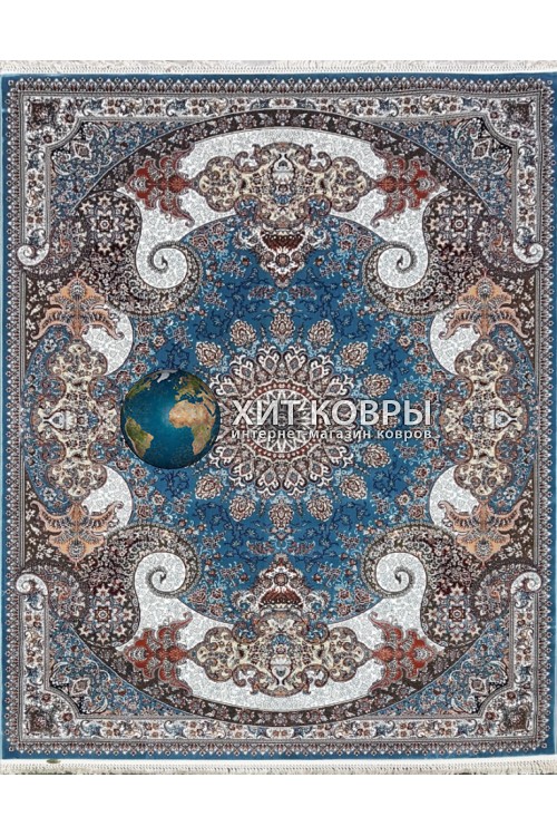 Иранский ковер Abrishim 36165 Голубой